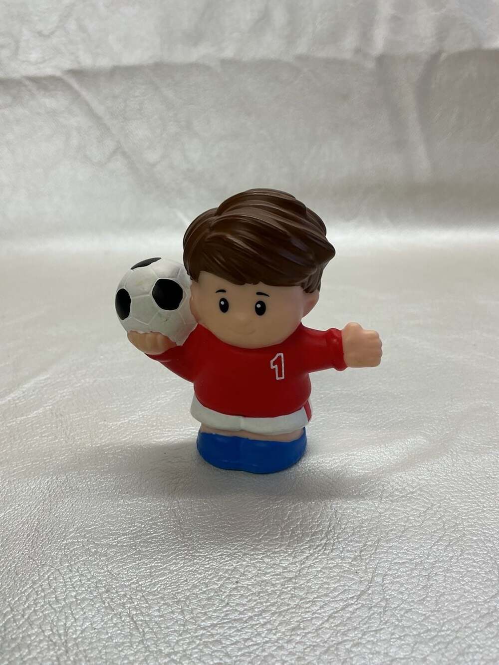 Fisher-Price Little People Soccer Player Figure with Number 1 Jersey